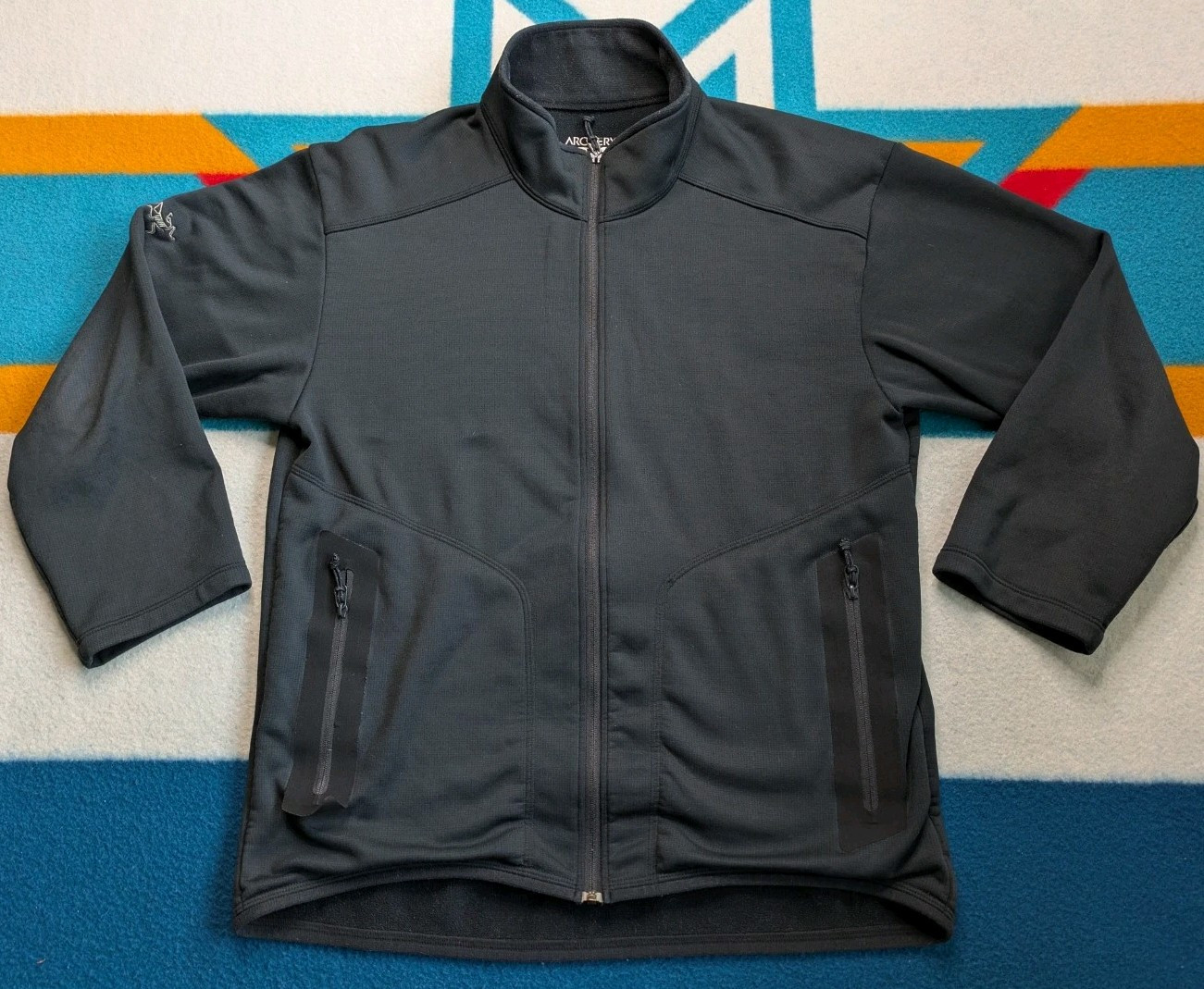 Giacca Windpro Vintage Arc'teryx Full Zip Polartec Pile Made In Canada Medium