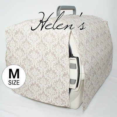 Privacy Easy Cover for Shoulder Strap, Damask Beige (Multi-Width) M