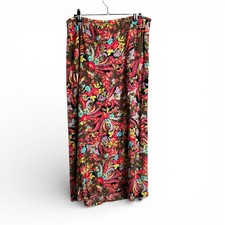 Vintage Fairy Grunge Floral Print Maxi Skirt