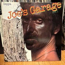 Joe's Garage Act I LP Vinyl Record Frank Zappa SRZ 1 1603