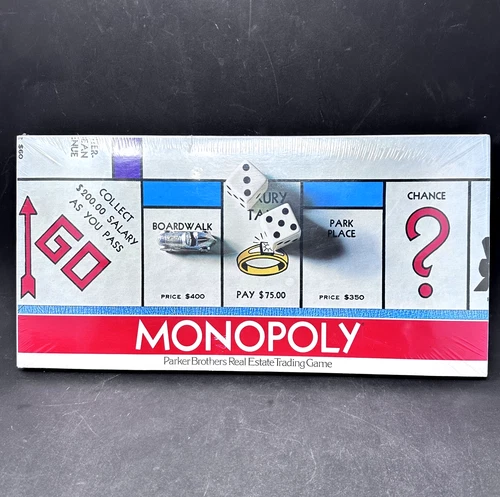 Vintage 1975 Monopoly No. 9 Parker Brothers Real Estate Trading Game New Sealed