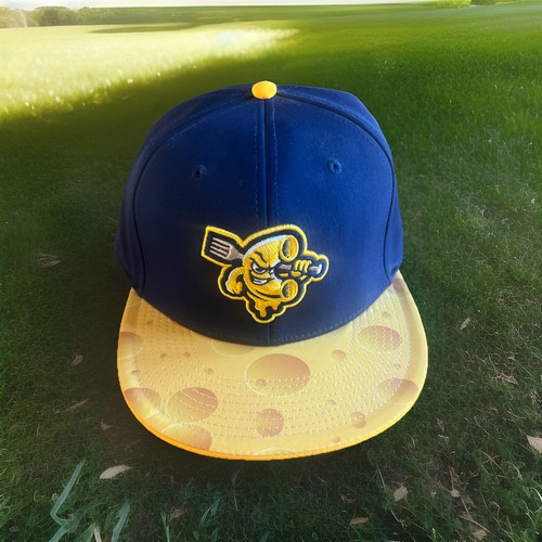 Mac Daddies kalamazoo Baseball Hat Size L Growlers New The Game Mac & Cheese