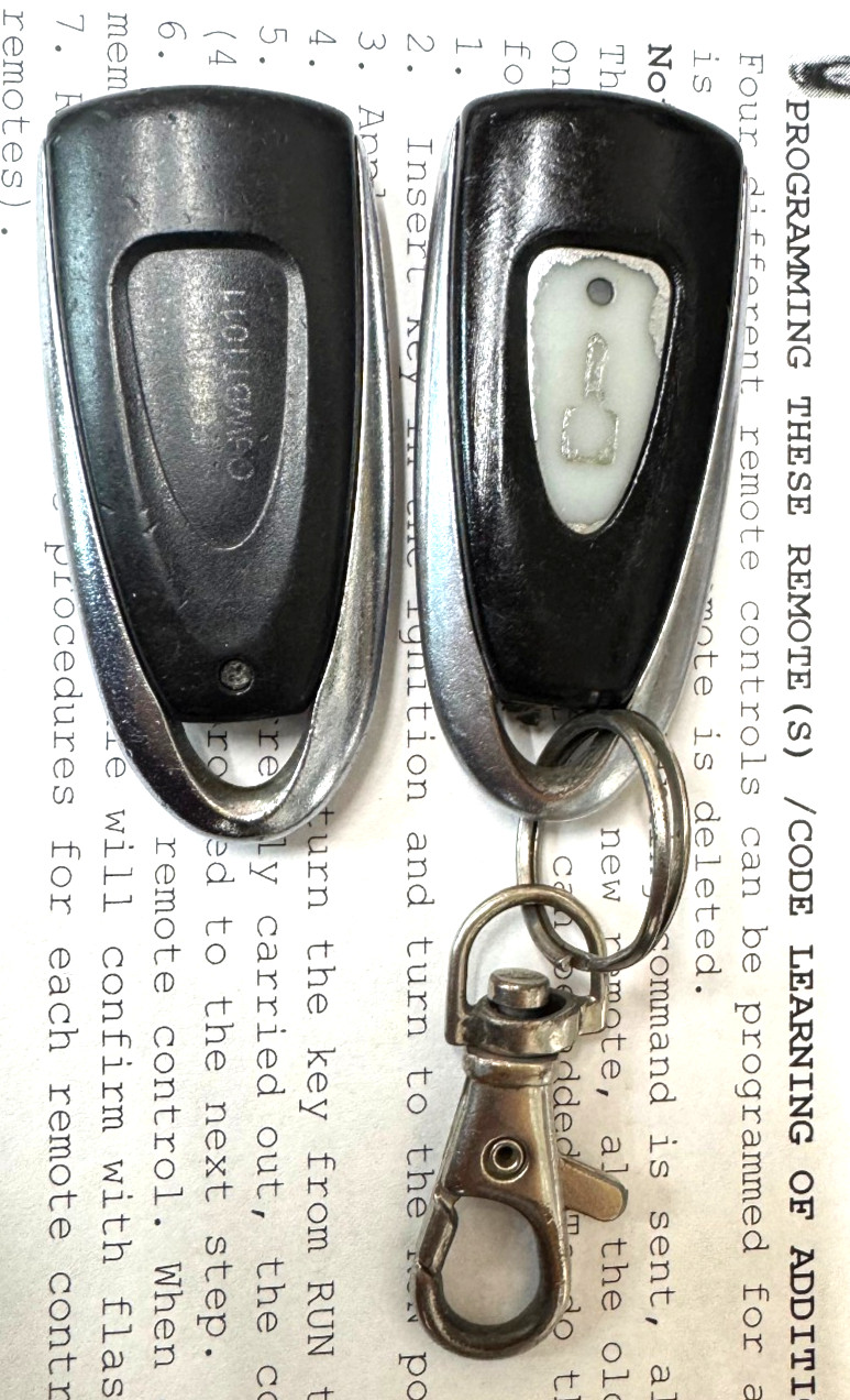 1-button COOLSTART CRIMESTOPPER Keyfob Remote RS1-G3 FCC ID Q6WBT1011 Car start