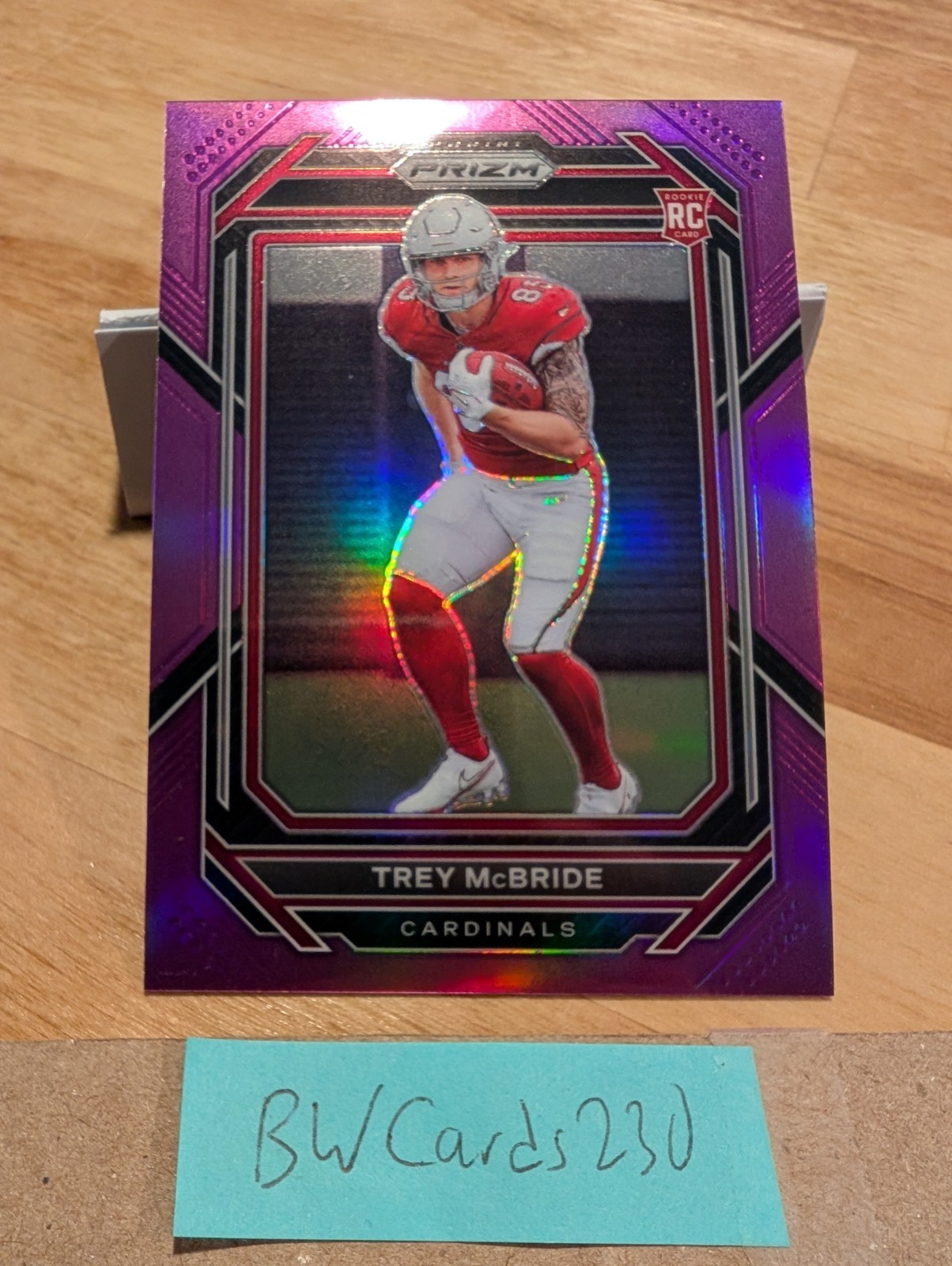 2022 Panini Prizm Trey McBride #327 Purple 102/125 - RC - Cardinals