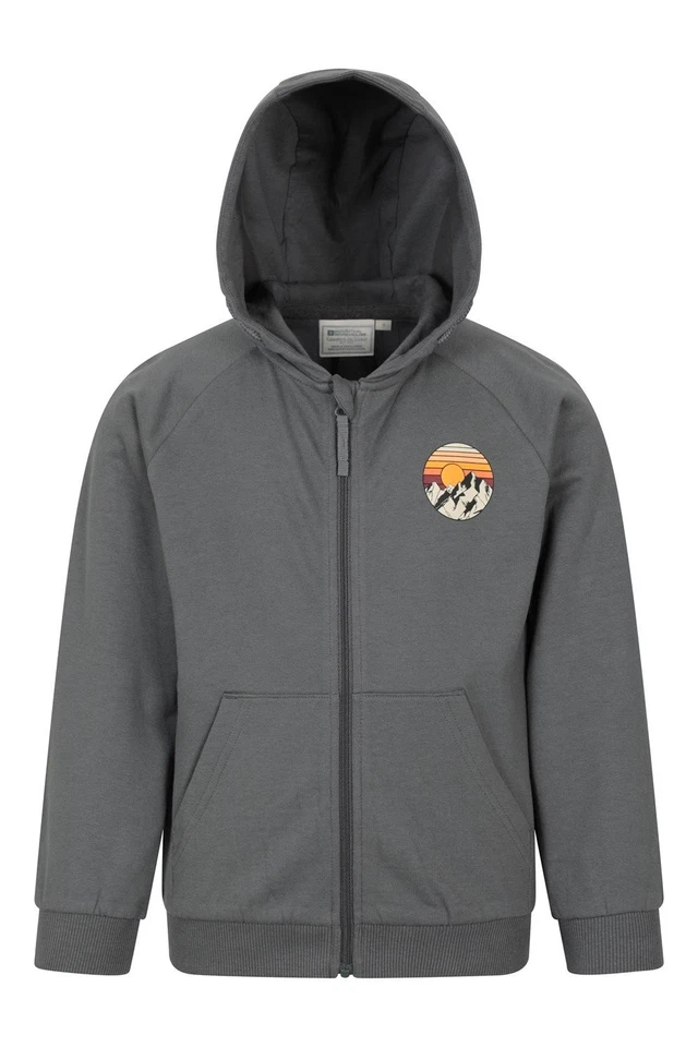 Mountain Warehouse Sunset Mountain Kids Full Zip Hoodie
