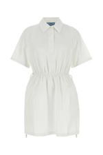 PRADA White Poplin Shirt Dress New And Authentic