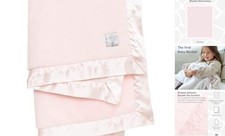 Posh Mink Baby Blanket - Double-Sided Ultra Soft Plush Fabric, for New Pink