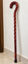 Wooden walking stick hand carved rope design walking cane for men women best gif