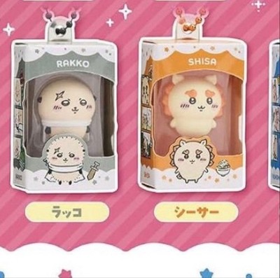 Chiwaka Choco Box Loppy Raccoon Shisa 2 Piece Set 14+ Soft Mascot Non Soft