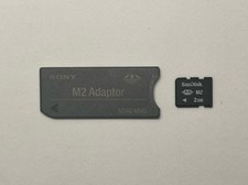 Sony 1Gb Memory Stick M2 Adapter For Sony DSC-P100 P73 S40 F717 W1 W5 W7