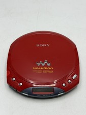 Vintage Sony CD Walkman D-E220 ESPMAX Portable Personal Audio Player Red Parts