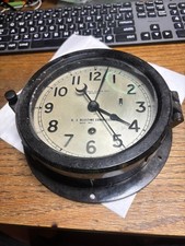CHELSEA 8-DAY 6.5" CLOCK BAKELITE CASE  US maritime Commision