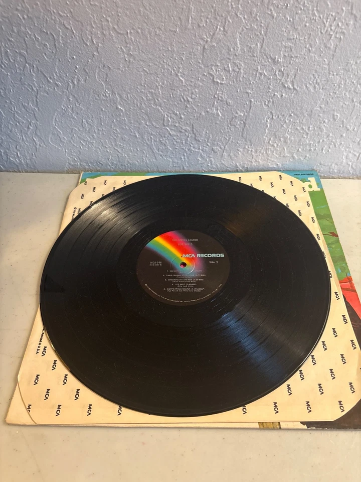 BOB WILLS THE LIVING LEGEND VINYL RECORD LP 1973 MCA RECORDS MCA-546 COUNTRY VG+ Foto 4 de 4