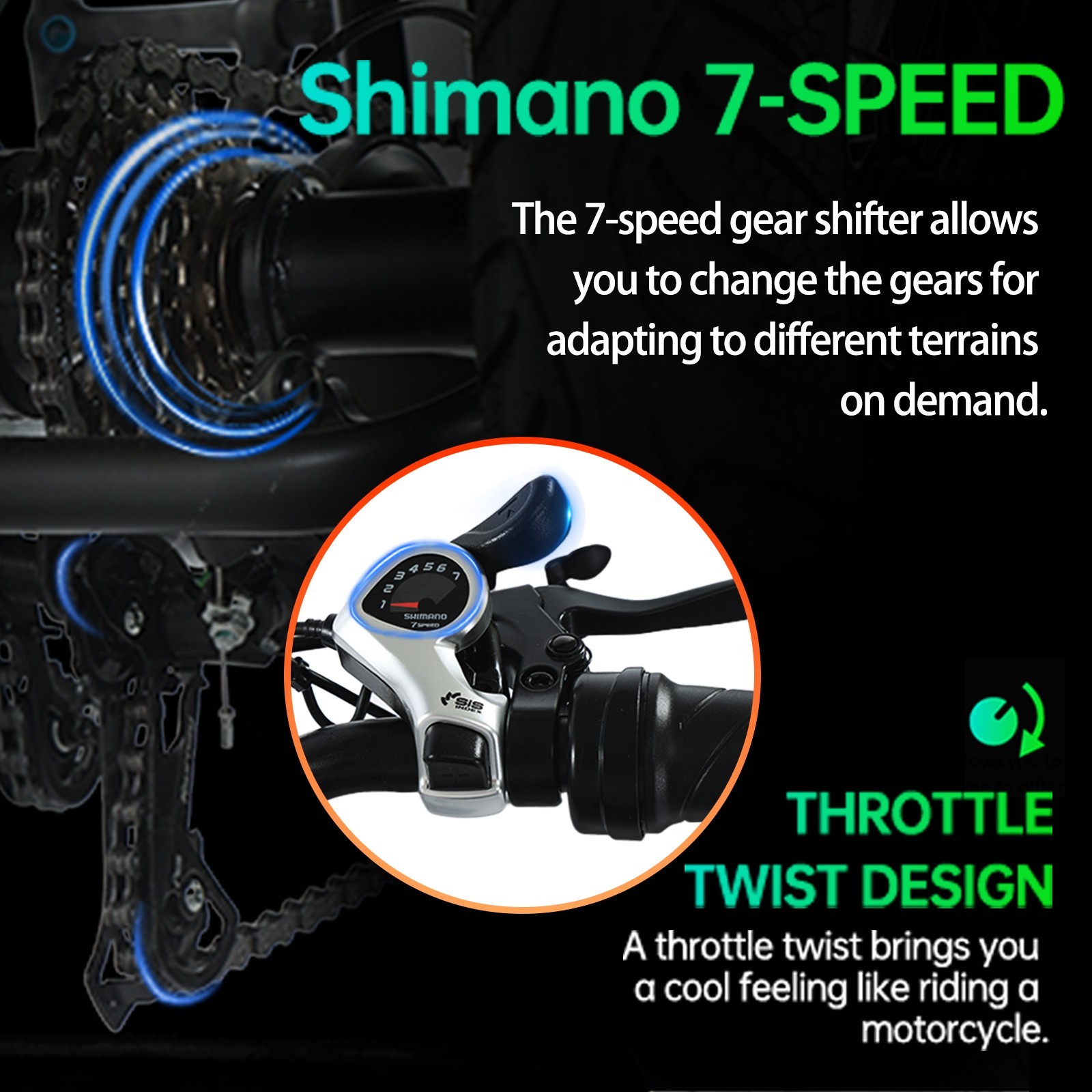 Narrak 18"x 3.0 Tire Folding Electric Trike 350W Step-Thru Etrike 374WH Battery