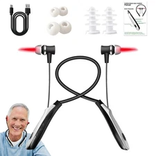 NEW Earplug 650NM Laser Therapy For Ear and Nose Tinnitus& Rhinitis Relief