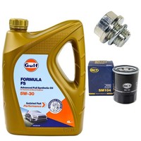MotoröL Filter Set 5W-30 4 Liter + ÖLablassschraube FüR Hyundai Getz Mitsubishi