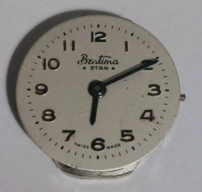 Vintage Bentima Star 17 Jewels Ladies Mechanical Watch Movement For Repairs 