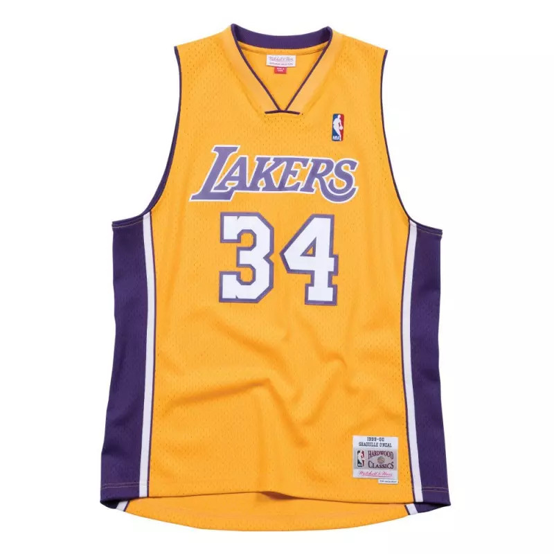 Maillot NBA Shaquille O'Neal Lakers pour look streetwear urbain et matchs de basket outdoor