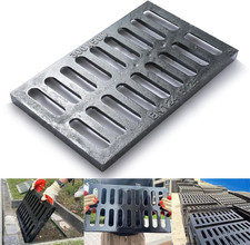 Cast Iron Drain Grate, 12  20In Heavy Duty Outdoor Drain Cover, B125 Class Chan