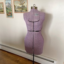 Vintage Acme Adjustable Dress Form Sewing Mannequin w/Adjustable Stand Size A