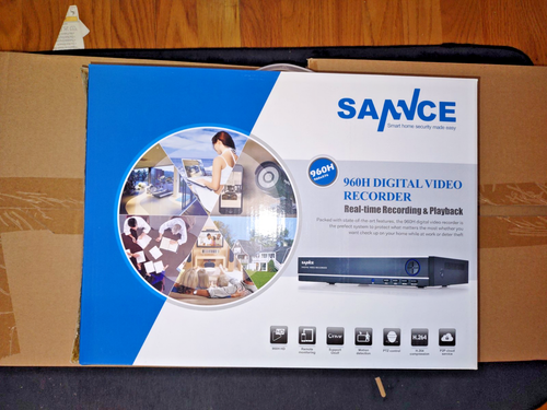 SANNCE HDMI 8CH 960H Network DVR 900TVL IR Outdoor CCTV Security Cameras System - Picture 5 of 8