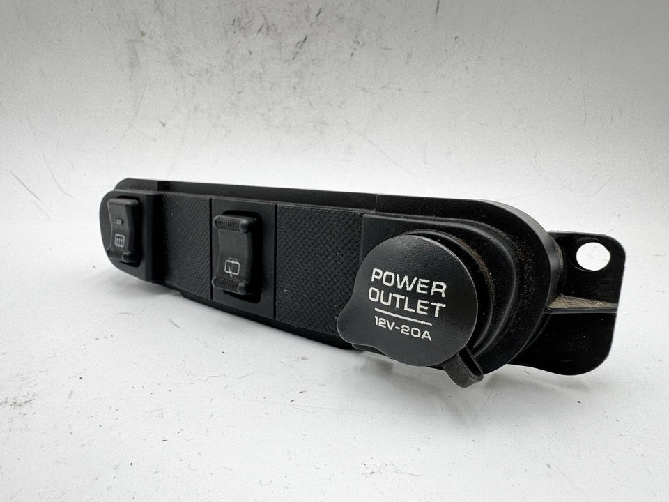 01-05 Chrysler PT Cruiser limpiaparabrisas descongelación toma de corriente botón control OEM Foto 2 de 4