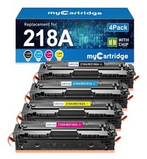   NEW HP 218A Toner  218A / 218X  Black/Color  w/ Chips  Compatible  4-Pak