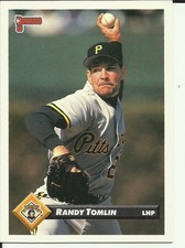 1993 DONRUSS Baseball Card #570 Randy Tomlin PIRATES