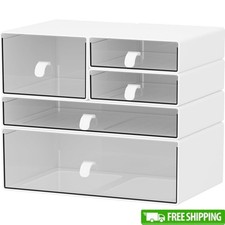 5 Drawer Storage Organizer Makeup Office Supplies Jewelry  Accessories New