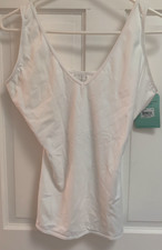 Spanx Assets Fantastic Firmers V-Neck Power Mesh Firm Shaper Tank Top 818
