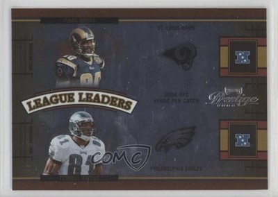 2005 Playoff Prestige League Leaders Foil /100 Isaac Bruce Terrell Owens HOF 7xr