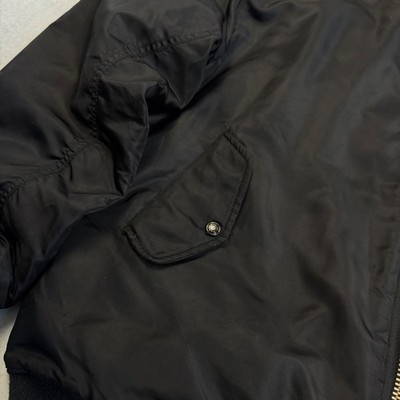 VINTAGE FOSTEX GARMENTS MA-1 REVERSIBLE NYLON BOMBER JACKET RAF