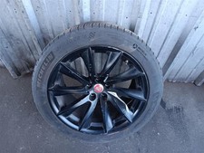 14-20 Jaguar F-Type Rear Wheel Rim Alloy 18x9.5 EX531007BA 59902 Black 