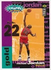 1995-96 Collector's Choice Crash The Game GOLD #C1 Michael Jordan Feb 22 Card