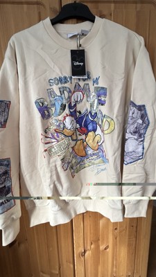 Desigual Donald Duck Sweatshirt Damen Größe L