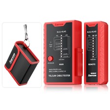 AMPCOM Network Cable Tester RJ45 for LAN  TEL Continuity of RJ45/11/12 CAT5E CA