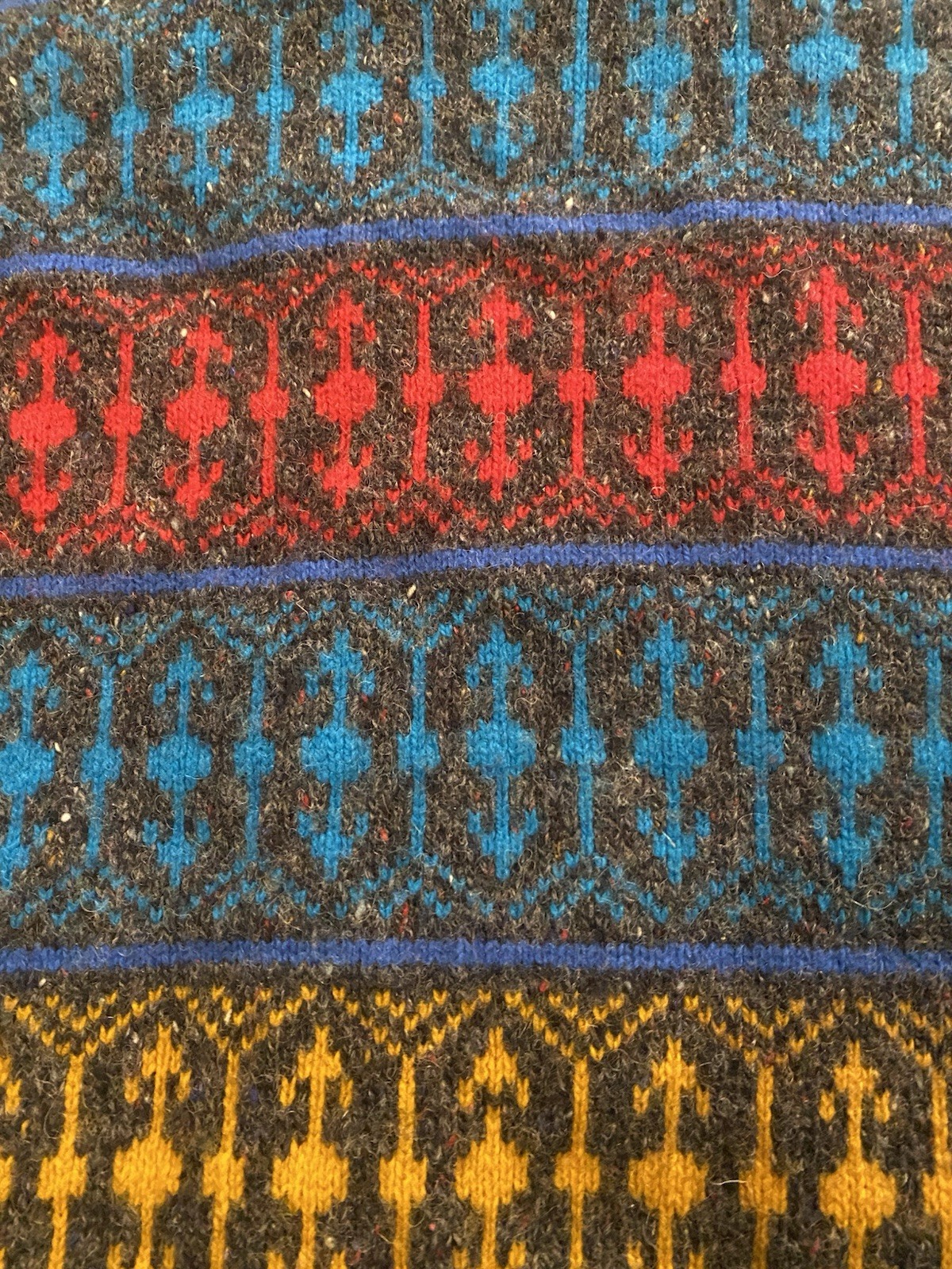 Vtg McGregor Multicolored Wool Pullover Knit Swea… - image 6