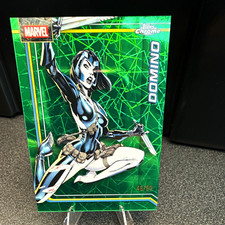2026 Topps Chrome Marvel Domino #30 Hulk Green Lazer Refractor /99 40/99