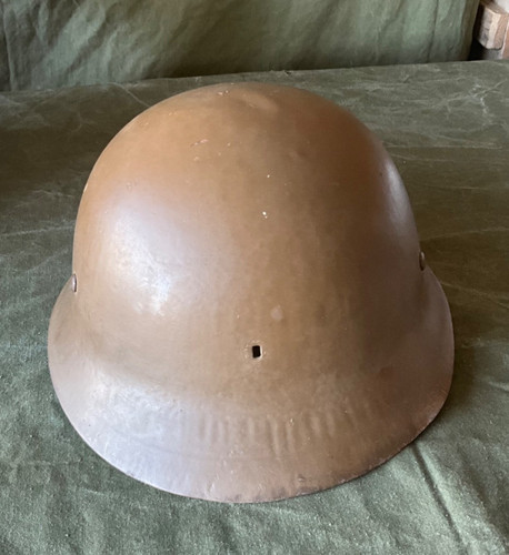 Original WW2 Japanese Civil Defense Helmet W/liner JDH 004