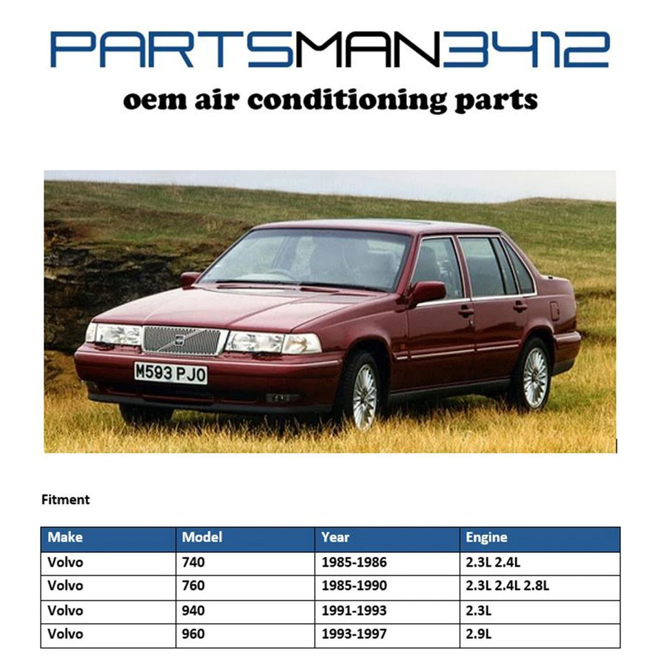 GPD 4711257 A/C Evaporator Core for Volvo 740 760 940 960 - 2.3L 2.4L 2.8L 2.9L - Изображение 2 из 3