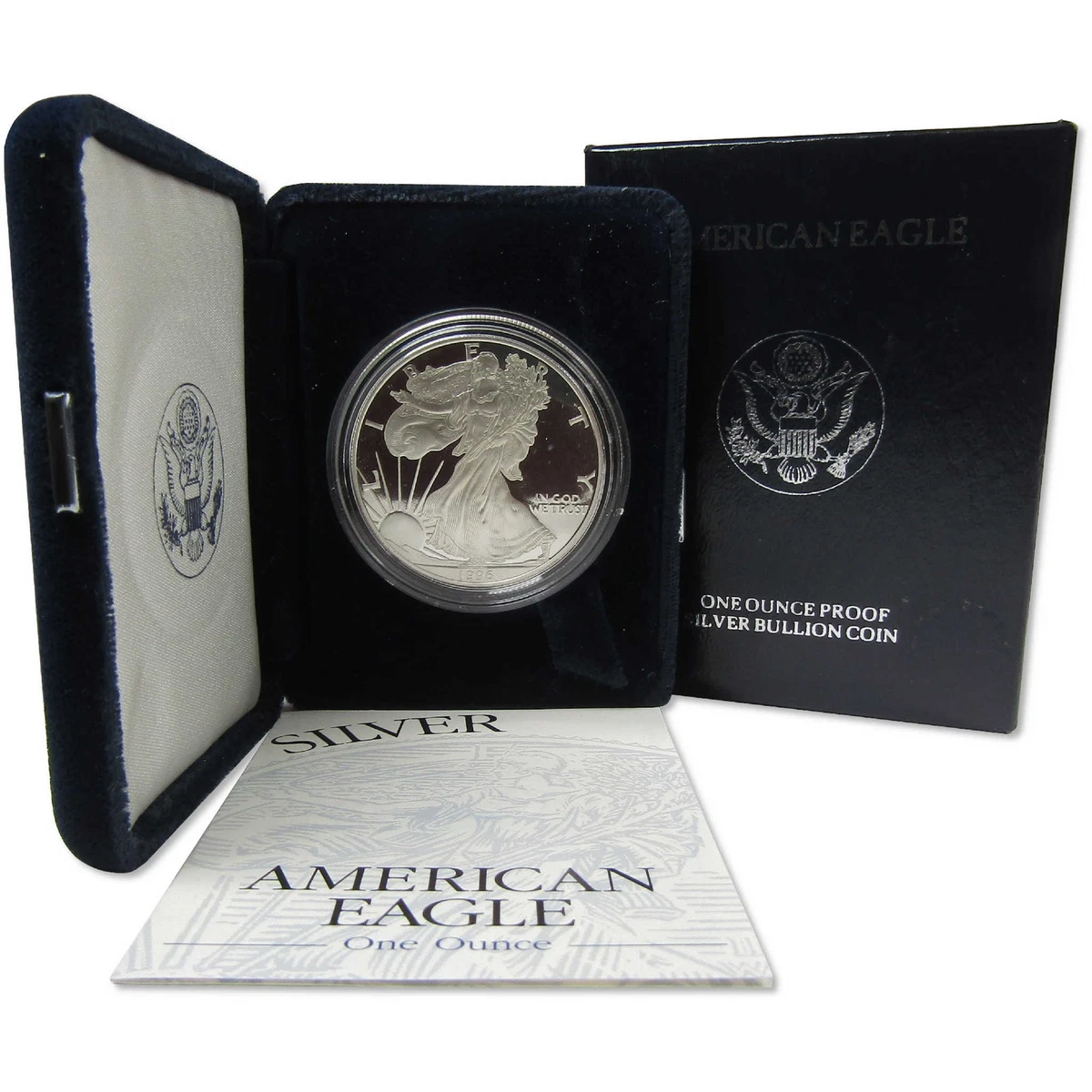 American Eagle 1 oz Precious Metal Content per Unit 1996 Silver