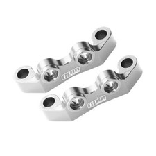 NEW GPM Aluminum 7075 Alloy Front  Rear Upper Arm Bulk Silver for Tamiya TT-02