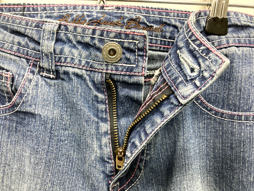 Girl's Bobby Jack "Bobbylicious" Blue Denim Flare Jeans - Stretch - Size 10 - Picture 4 of 12