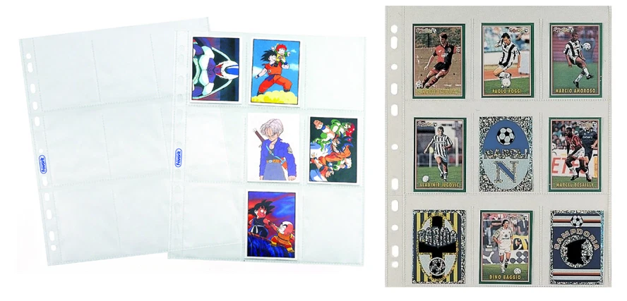 CF. 10 BUSTE PORTA FIGURINE FAVORIT 6,5X9 9 TASCHE 100460157 COLLEZIONE