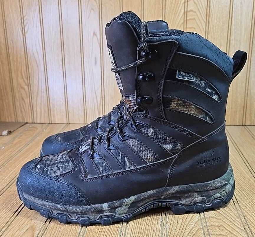 Womens Size 10.5 Red Wing Irish Setter Camouflage Hiking Hunting Boots Camo 3887 - Image 3 of 4
