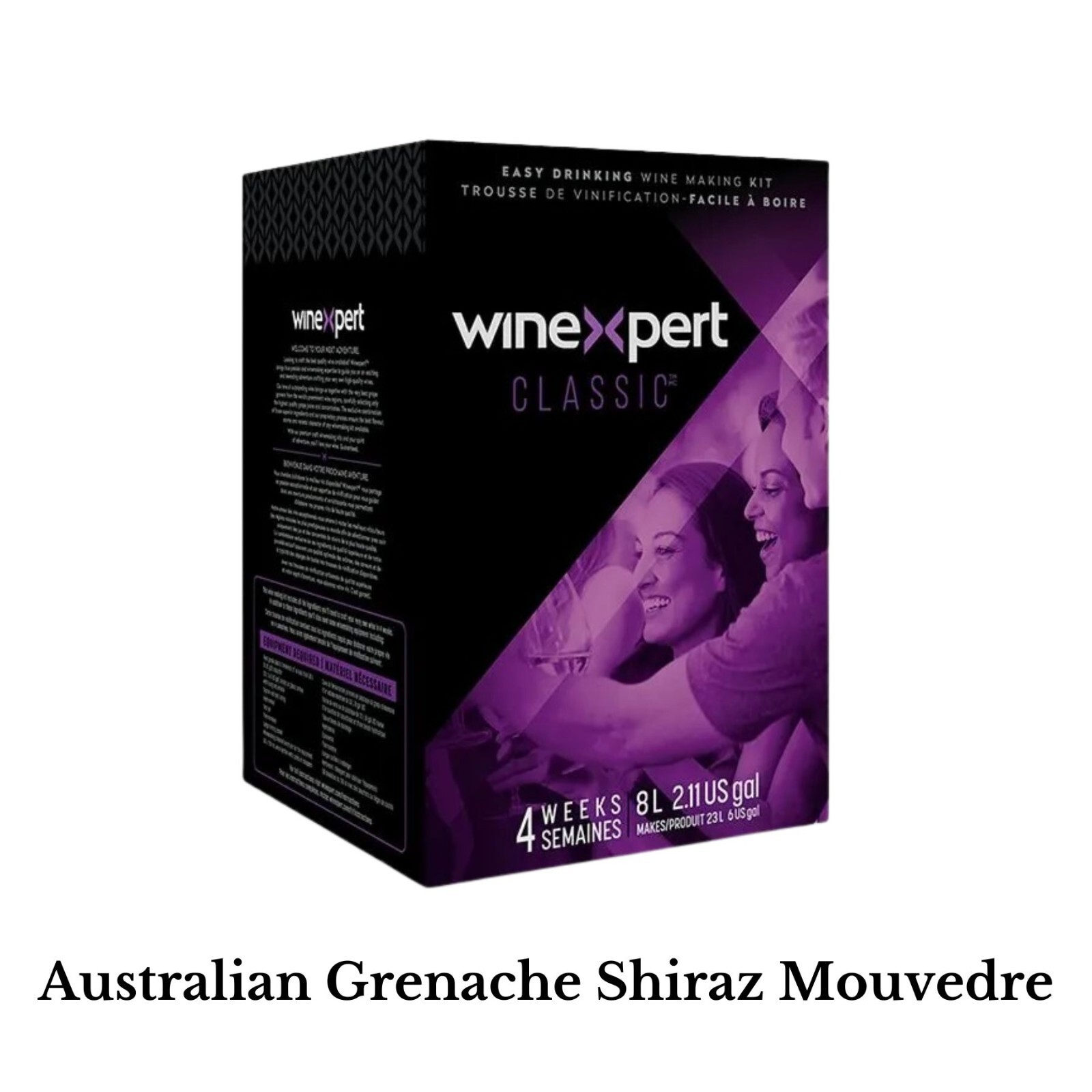 WinExpert Classic Australian Grenache Shiraz Mouvedre Wine Making Kit Makes 23 L