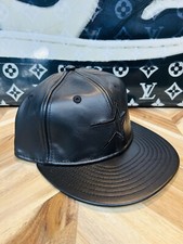 $299 New Era Sheepskin Black Leather Houston Astros Retro Crown Vulture Hat Rare