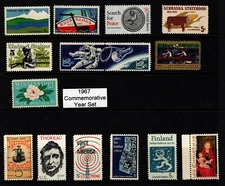 1967 US Commemorative Year Set (Complete) #1323-1337 MNH  FREE SHIPPING