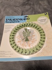 Inkadinkado Stamping Gear Oval Stamping Wheel Scrapbooking Tool Crafts