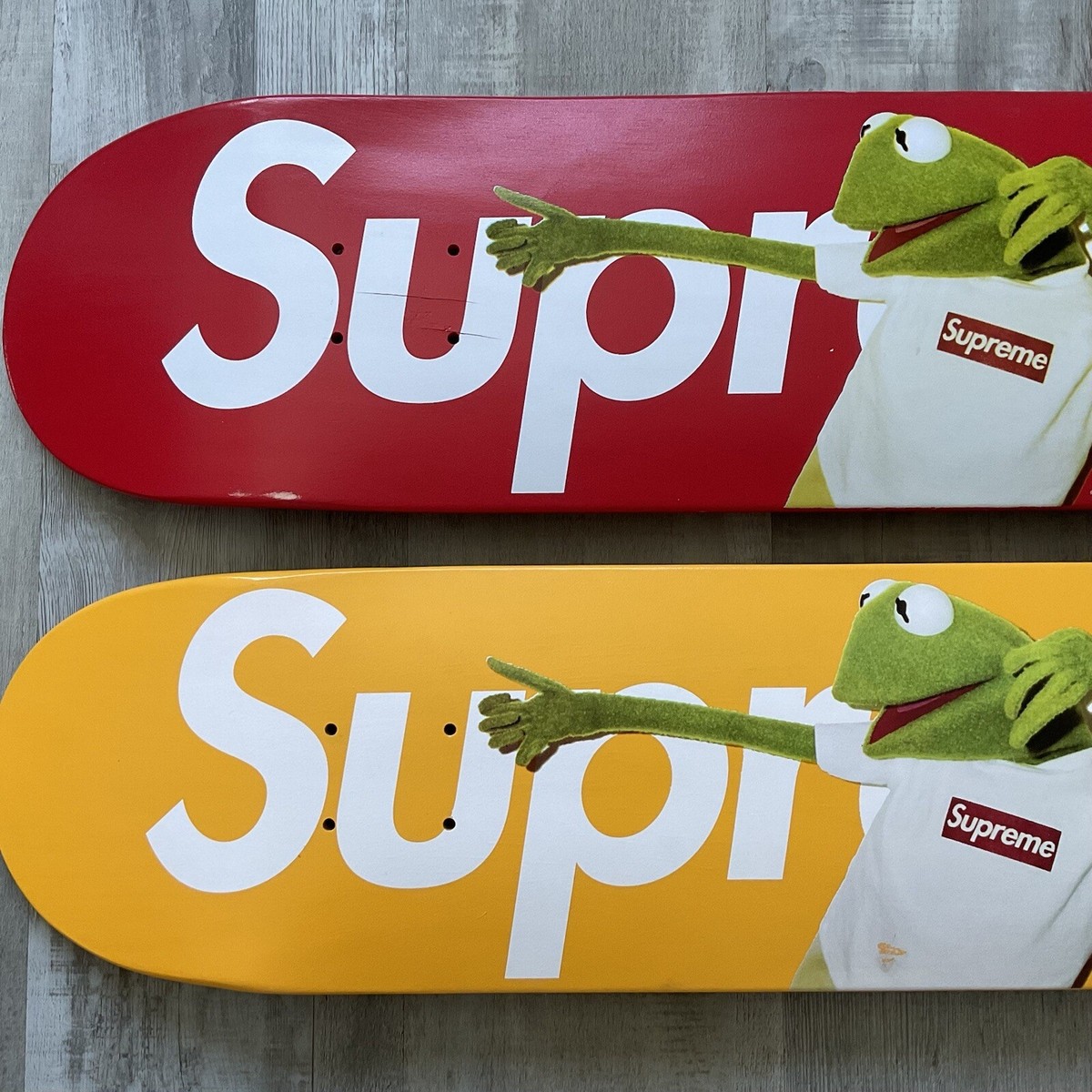 スケートボード Supreme - supreme  Kermit skate board deck KUBRICK Supreme Kermit Blue Skate Deck (2008) – Stepsshoeretailer